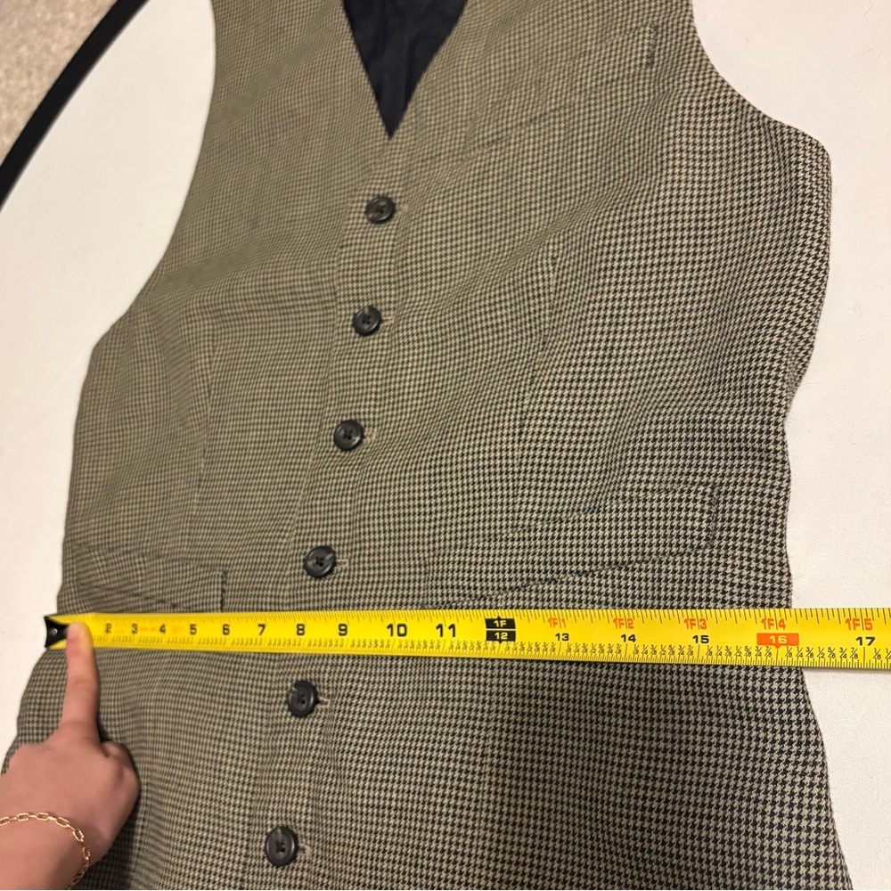 Vintage Ralph Lauren Collection 90s Pencil Dress Sheath Button Up Long Blazer 6 - Picture 10 of 16
